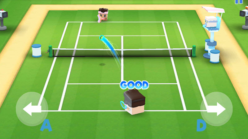 arcade tennis screenshot