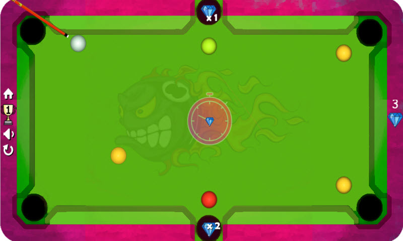 billiard diamond challenge screenshot