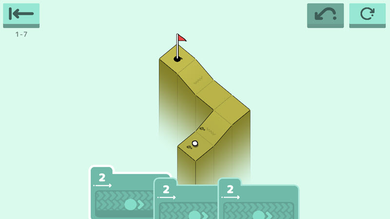 golf puzzle screenshot